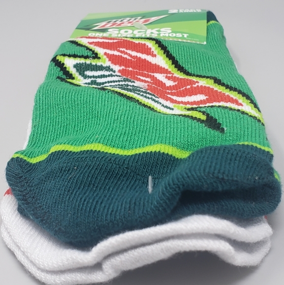 Mountain Dew Novelty Socks (2-Pair) - Picture 4 of 11